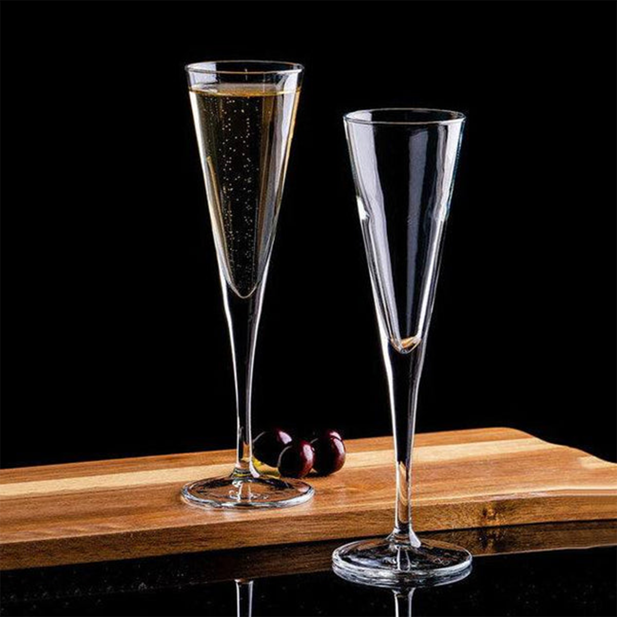 Melbify Aviary Wine Glasses | 200 ml | Wide Mouth | Luxury | Crystal Wine Glass Set | Luxury Wine Glasses | Fancy Wine Glass Set