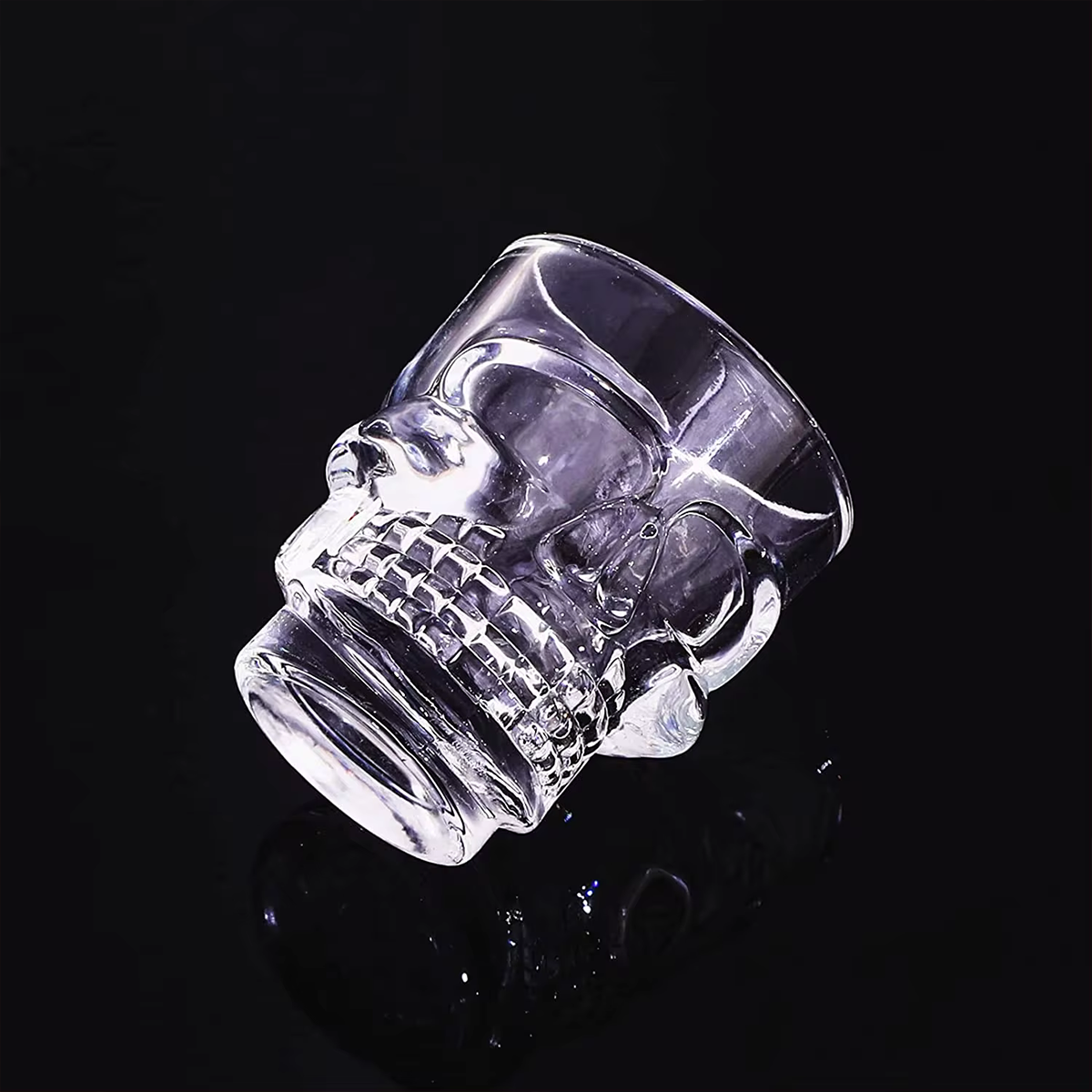 Melbify Skull Shot Glasses | 4 Pack | 25ml | Tequila, Vodka, Jagermeister Shot Glasses Set | Party Favors | Gift Set