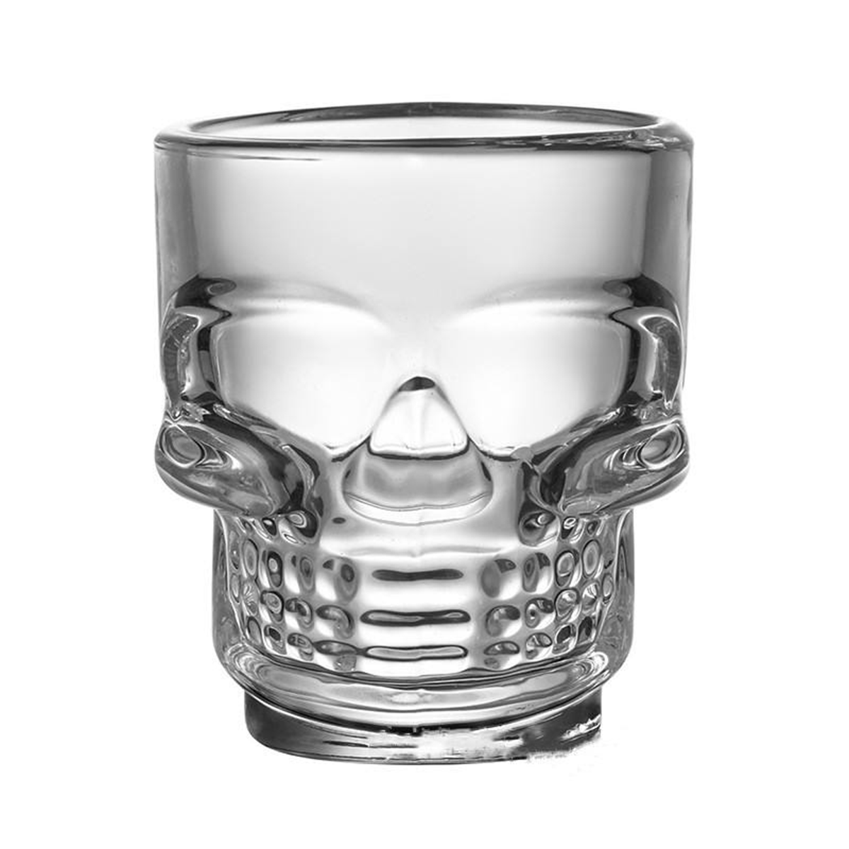 Melbify Skull Shot Glasses | 4 Pack | 25ml | Tequila, Vodka, Jagermeister Shot Glasses Set | Party Favors | Gift Set