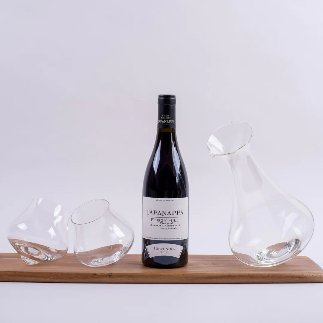 Rolly Polly Wine Decanter 1250 ml & 2 Glasses 330 ml melbify