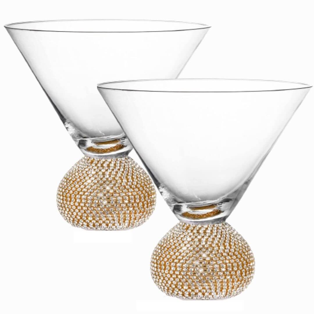 Jewel Ball Wine Glasses Set of 2 ,220 ML melbify wine