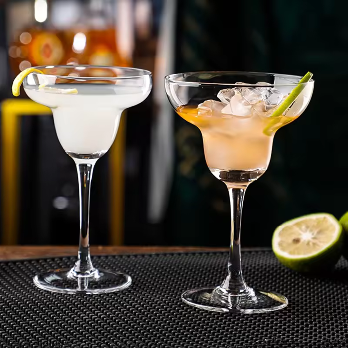 Melbify Margarita Glasses | 450ml | Martini Glasses |Cocktail Glasses for Margarita,Martini,Cocktails | Fancy| Unique| Imported