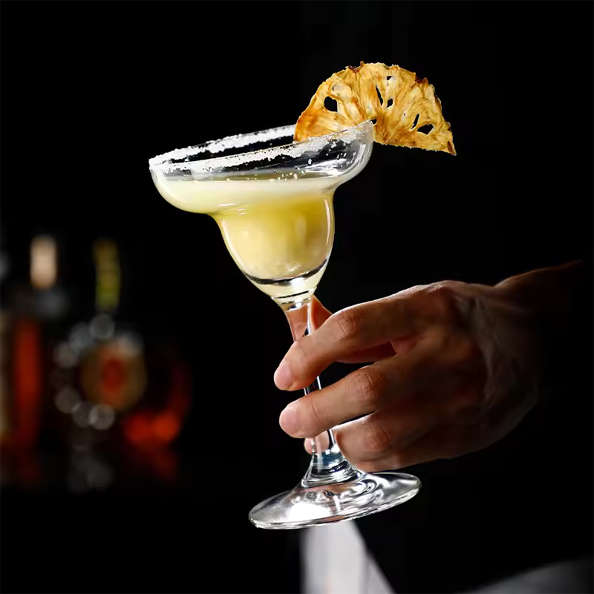 Melbify Margarita Glasses | 450ml | Martini Glasses |Cocktail Glasses for Margarita,Martini,Cocktails | Fancy| Unique| Imported