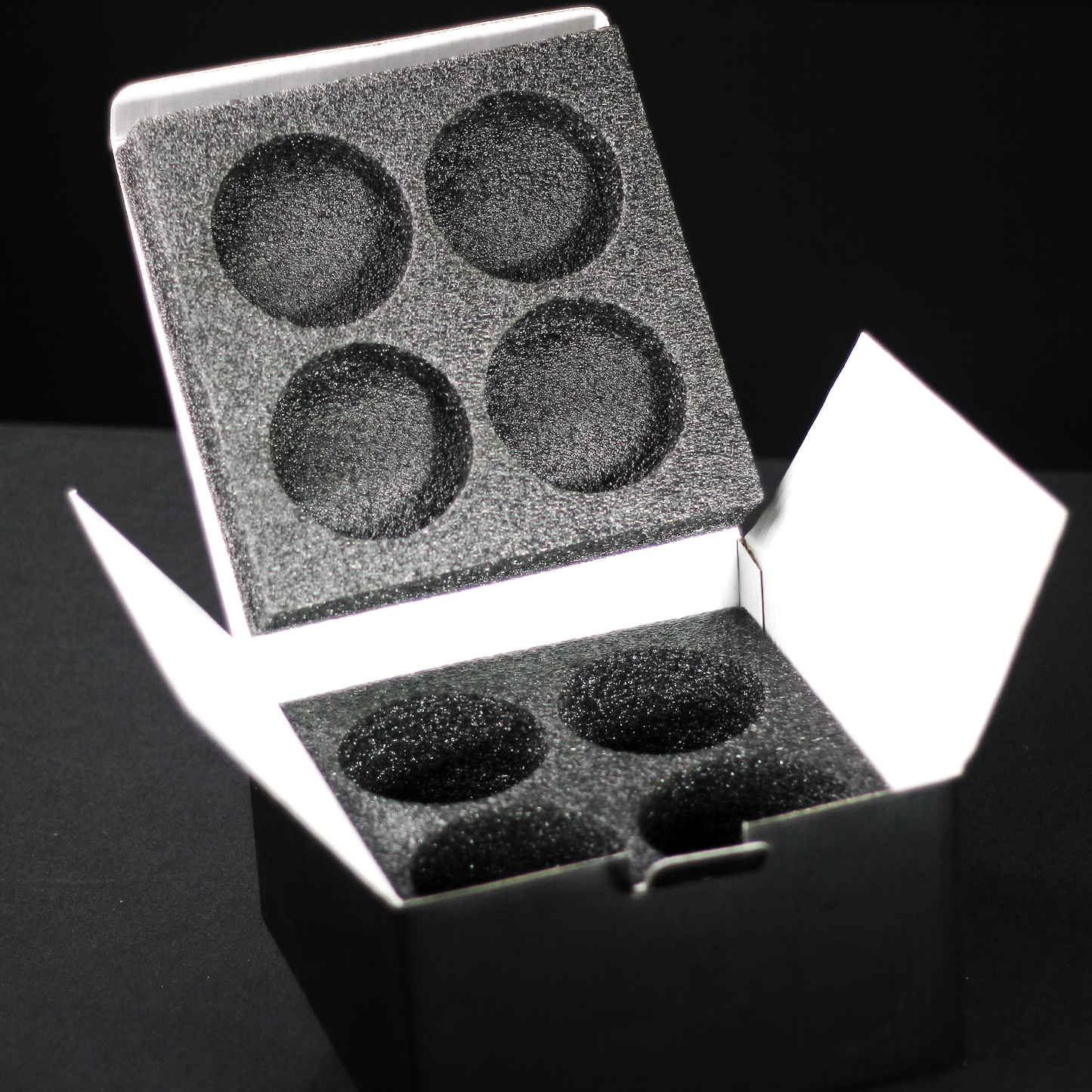 Plain Elephant Glass Gift Box - Set of 4