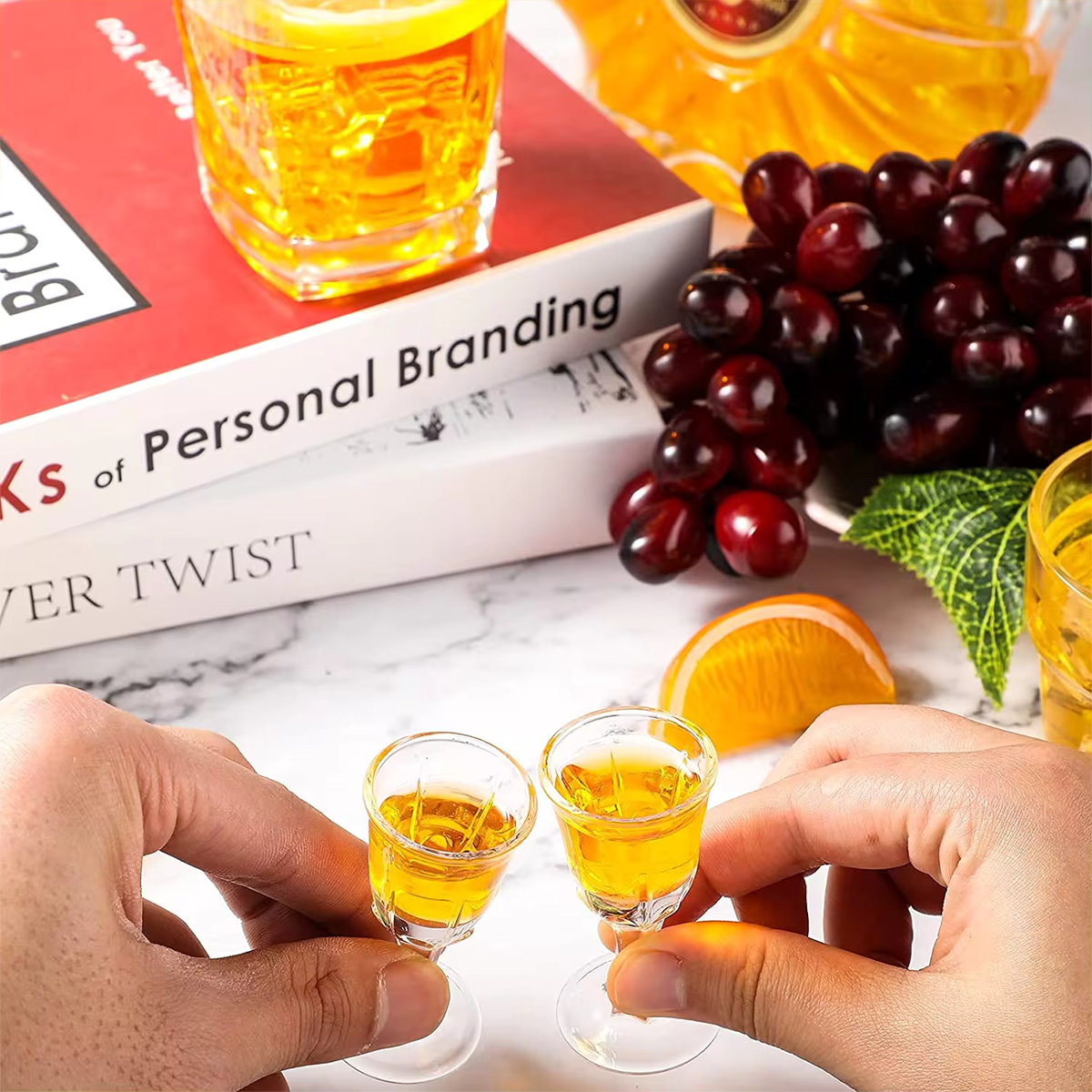 Melbify Goblet Shot Glasses | 30ml | Tequila Shot Glass Set | Vodka Shot Glasses | Party Shot Glasses | Luxury Shooter Glasses | Quirky Shot Glass