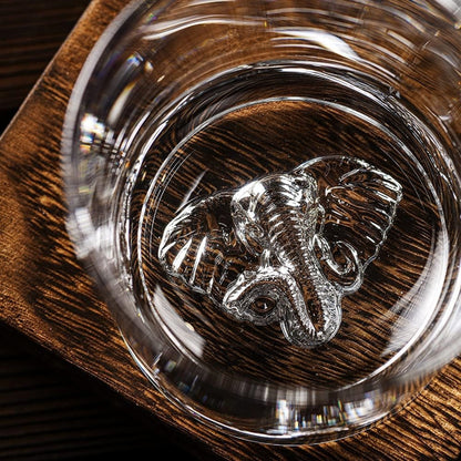 Elephant Whiskey Glass