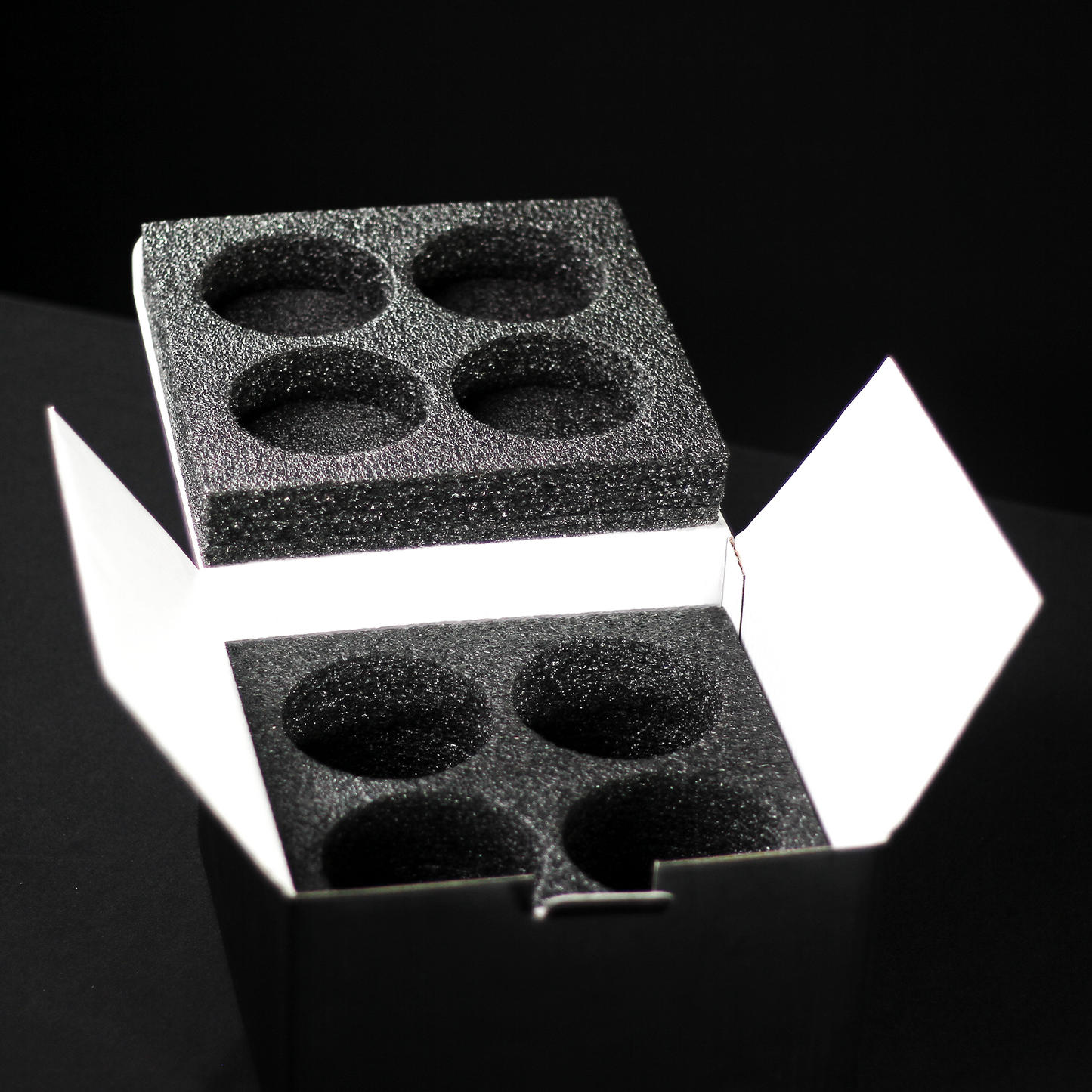 Plain Elephant Glass Gift Box - Set of 4