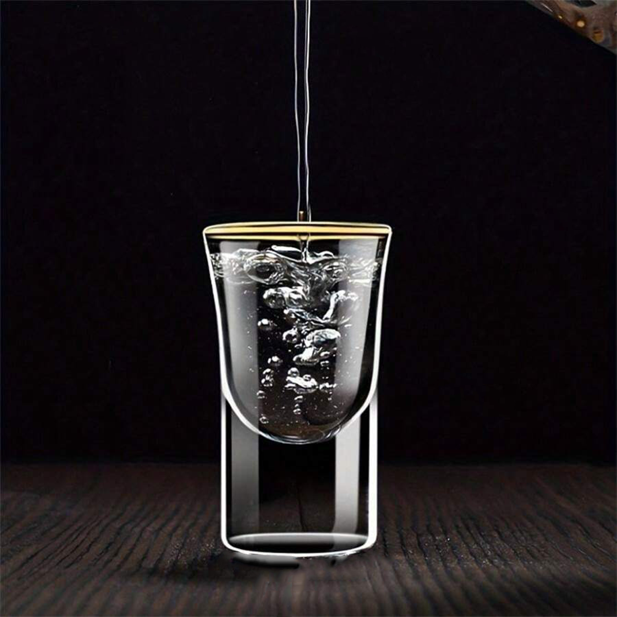Luxury Gold Rim Shot Glasses | 50ml | Tequila Glasses | Vodka Shot Glass Set | Jagermeister Shot Glasses| Party Shot Glasses