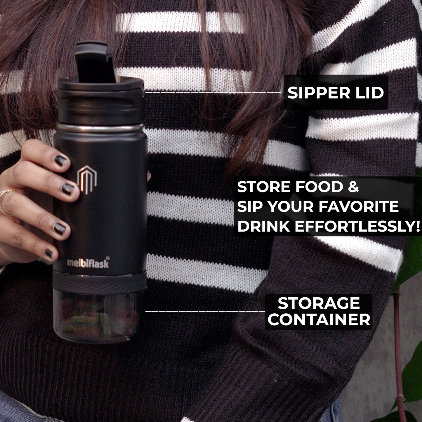 Melbiflask Mini Black