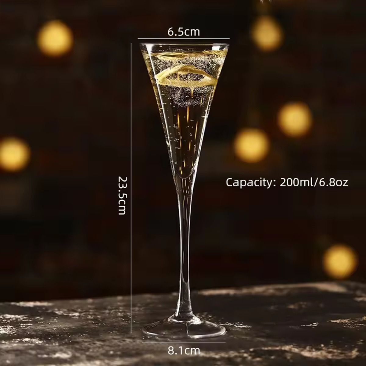 Melbify Aviary Wine Glasses | 200 ml | Wide Mouth | Luxury | Crystal Wine Glass Set | Luxury Wine Glasses | Fancy Wine Glass Set
