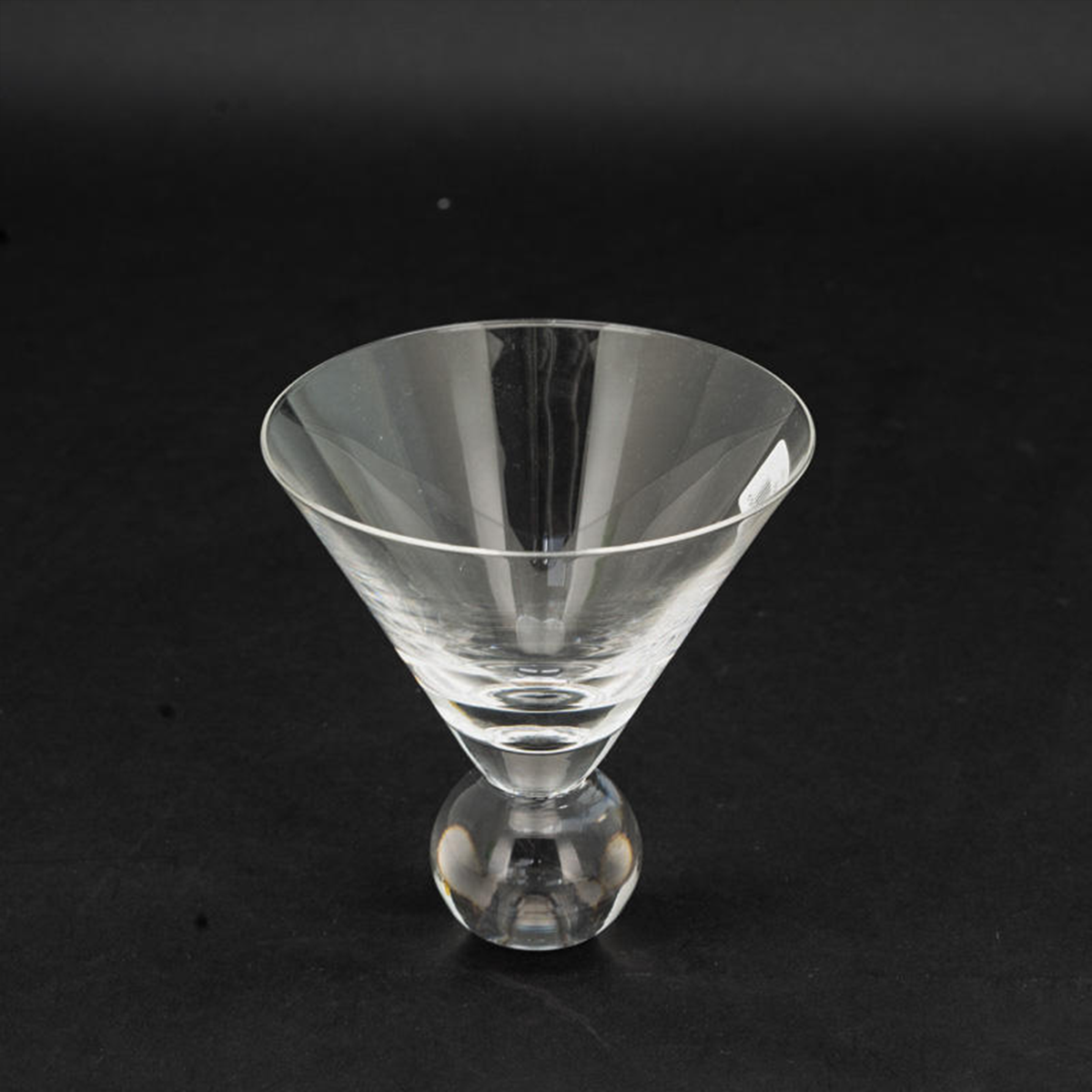 Luxury Plain Ball Martini Glasses | 270ml | Crystal Wine Glass Set | Stemless Wine Glasses | Wide Mouth Wine Glasses| Fancy Wine Glassware | Designer Wine Glasses | Unique Martini Glasses