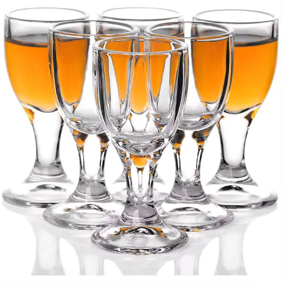 Melbify Goblet Shot Glasses | 30ml | Tequila Shot Glass Set | Vodka Shot Glasses | Party Shot Glasses | Luxury Shooter Glasses | Quirky Shot Glass