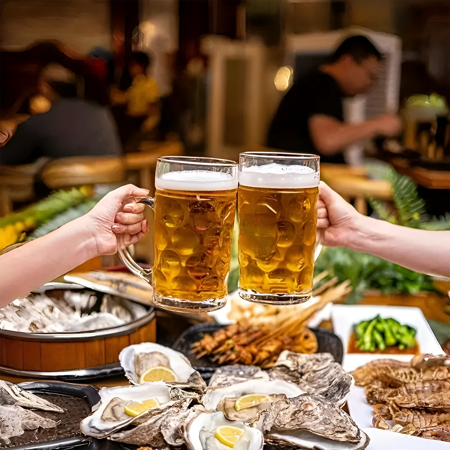 Melbify Glazed Beer Mug | Volume=600ml | Large Beer Mug with Handle | Classic Beer Mug | Heavy | Perfect for Beer, Cider,Drinks | Pub & Bar Glass