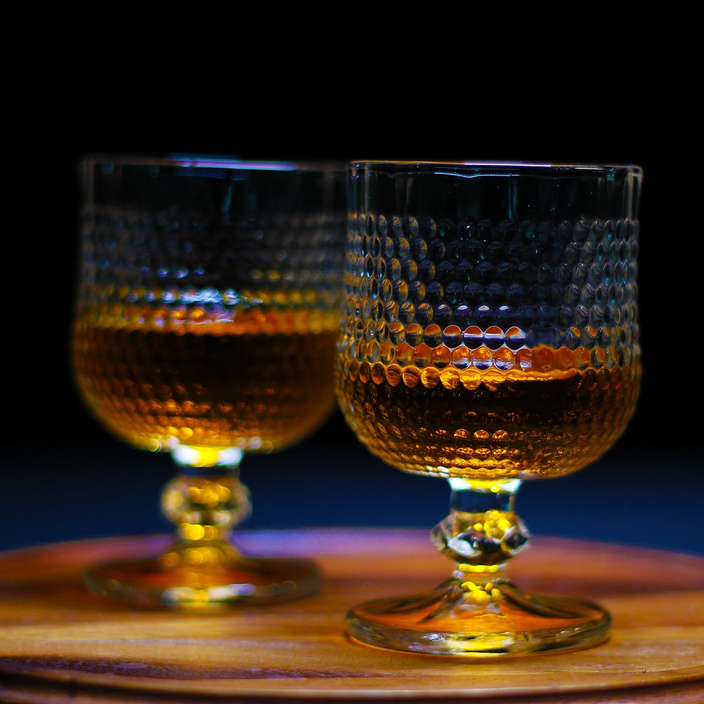Melbify Crystallite Brandy Snifter Glasses | 180 ml | Cognac, Brandy Balloon, Tulip Glasses | Large, Elegant, Old Fashioned Crystal Barware