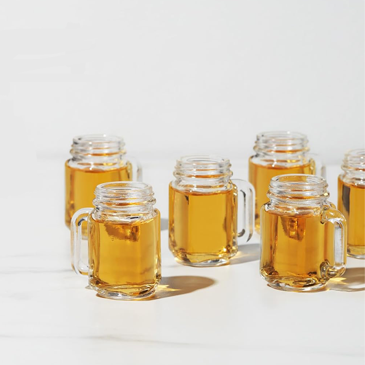Melbify Tequila Shot Glasses | 40ml | Luxury Shot Glass Set for Vodka, Jagermeister, Party Favors |Quirky Designs | Imported Shot Glass
