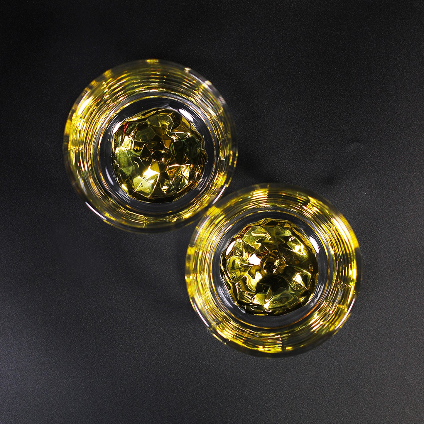 Melbify Italian Opera Whiskey Glasses |300 ml | Artistic | Designer Whiskey Glasses | Elegant | Premium| Royal | Luxurious | High end Expensive Whiskey Glasses with Gold Plated Bottom