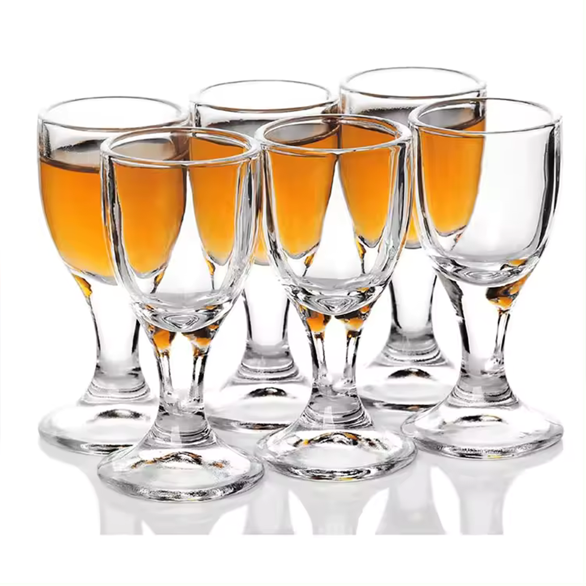 Melbify Goblet Shot Glasses | 30ml | Tequila Shot Glass Set | Vodka Shot Glasses | Party Shot Glasses | Luxury Shooter Glasses | Quirky Shot Glass