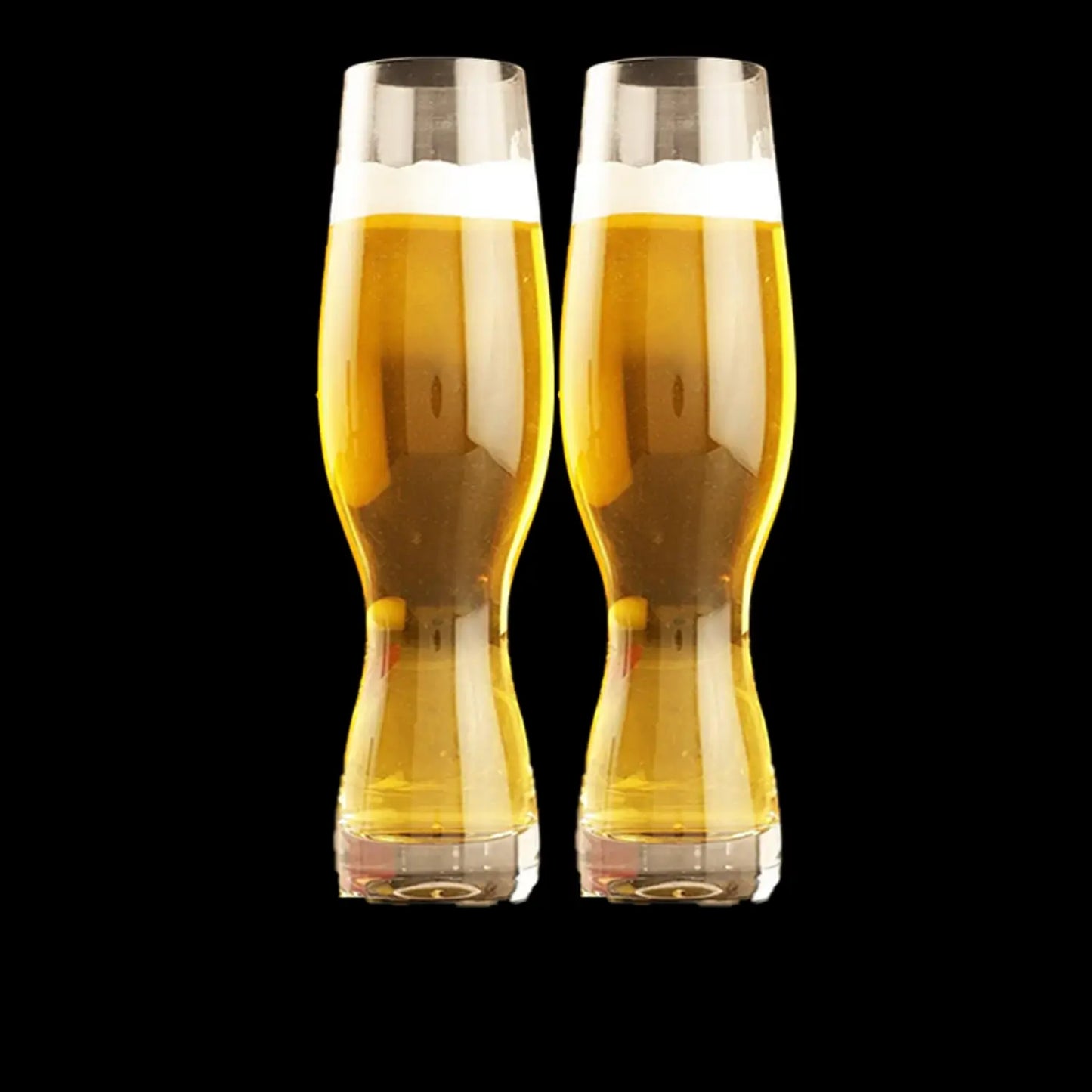 Melbify Craft Beer Glasses | 500 ml |Stout Craft Beer Glass | Tall Beer Glass | Long Beer Glass | Perfect for Serving Beer, Mocktails, Cocktails, Juices