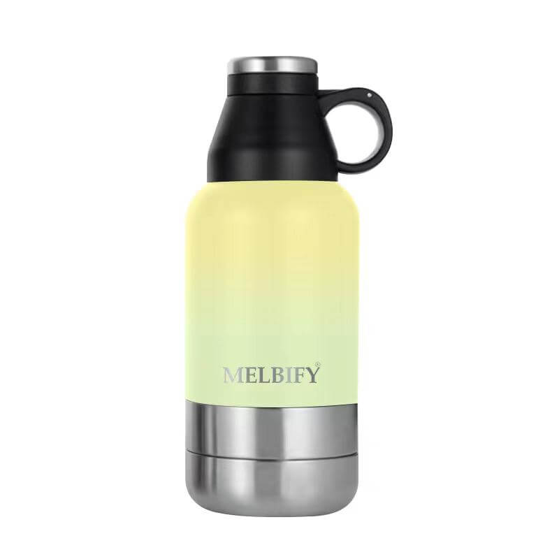 Melbiflask Insulated Vacuum Flask Bottle 1 Ltr ( Neon)