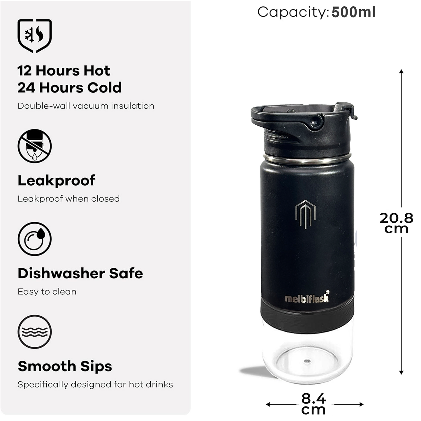 Melbiflask Mini Black