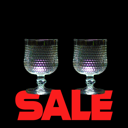 Melbify Crystallite Brandy Snifter Glasses | 180 ml | Cognac, Brandy Balloon, Tulip Glasses | Large, Elegant, Old Fashioned Crystal Barware