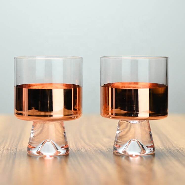 Rose Gold Decanter 1000 ml with 2 Glasses 300ml Set melbify