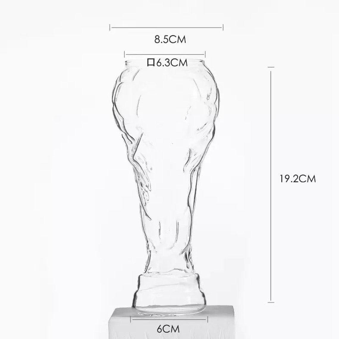 Football Trophy Beer Mug,Set of 2 ,450 ML melbify