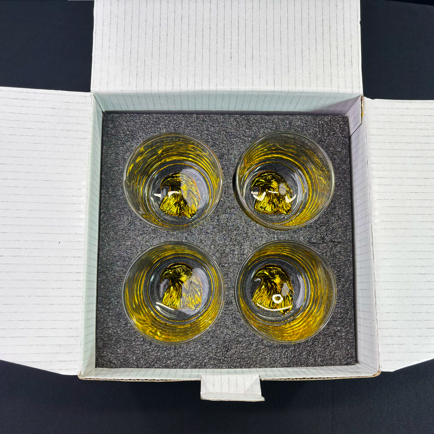 Gold Eagle Gift Box - Set of 4