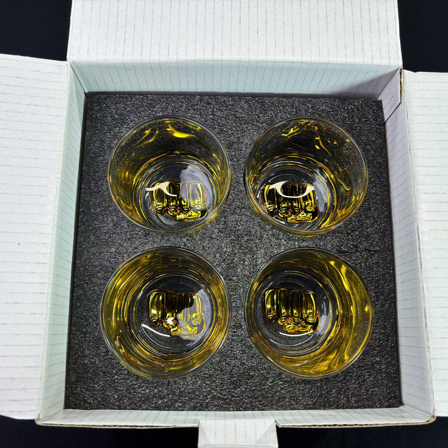 Gold Knockout Gift Box - Set of 4