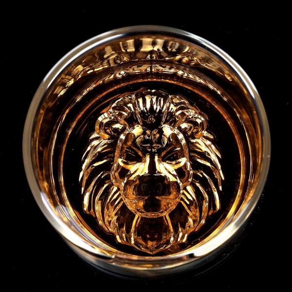 Leo Sun Sign Whiskey Glass 250ml My Store Whiskey Glasses