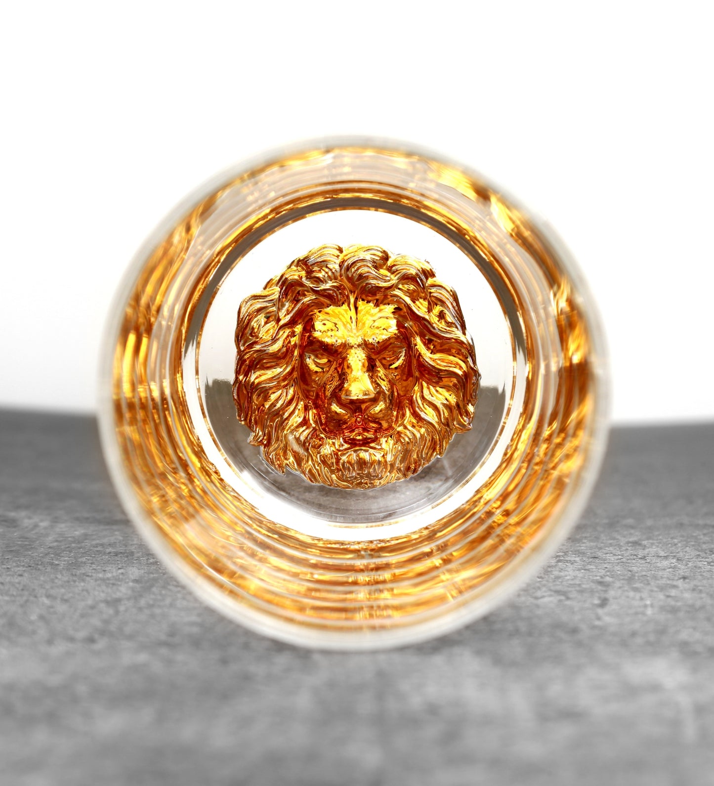 Melbify Unusual Gold Lion Label Whiskey Glass My Store Whiskey Glasses
