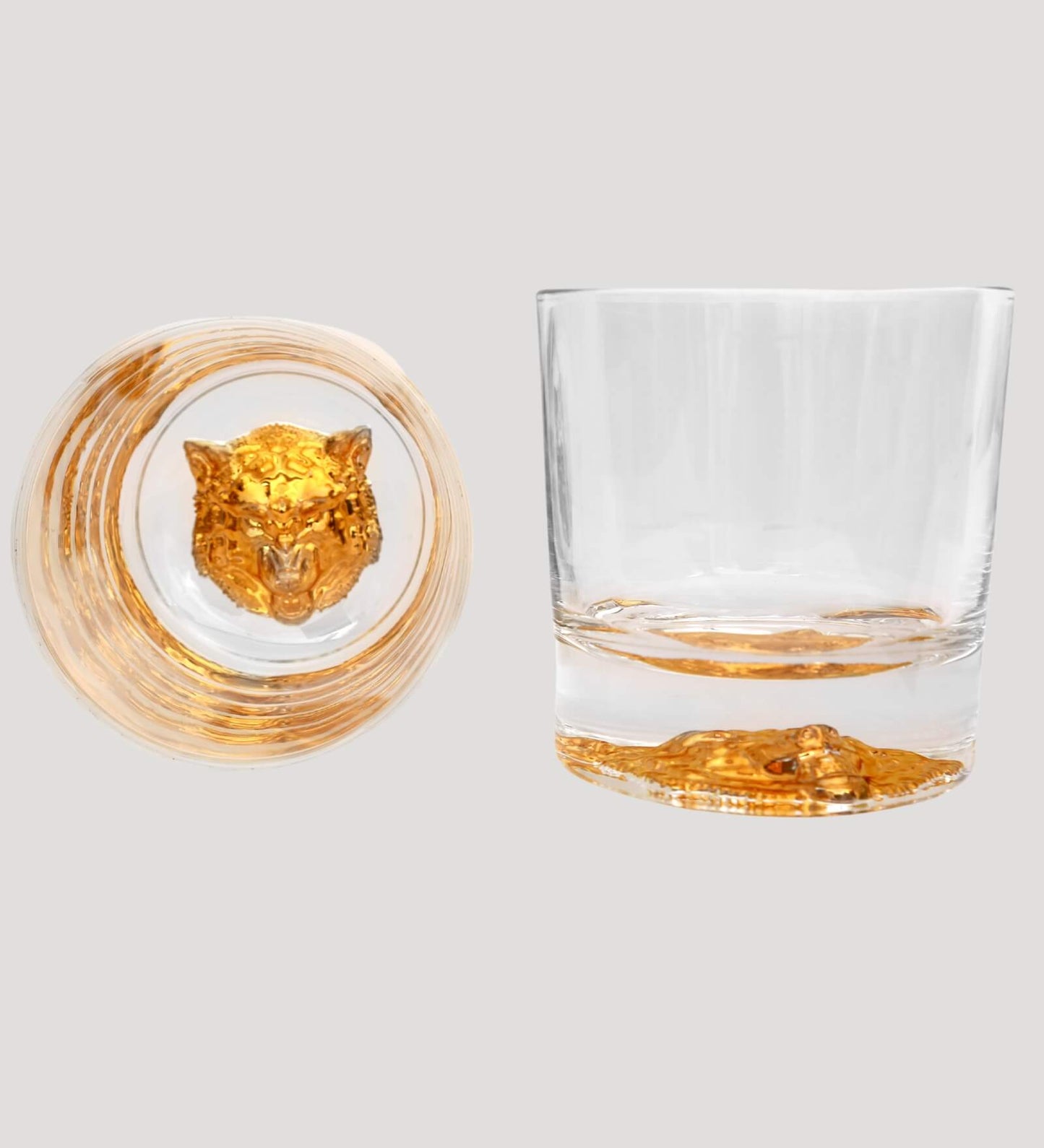 Melbify Unusual Gold Wolf Label Whiskey Glasses My Store Whiskey Glasses