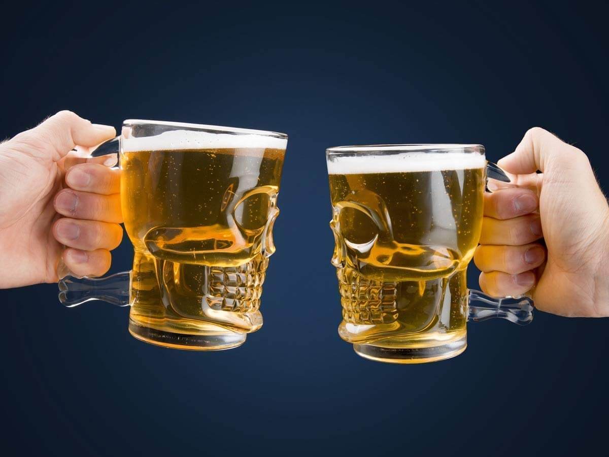 Skull Beer Mug 500 ml melbify