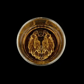 Leo Sun Sign Whiskey Glass 250ml My Store Whiskey Glasses
