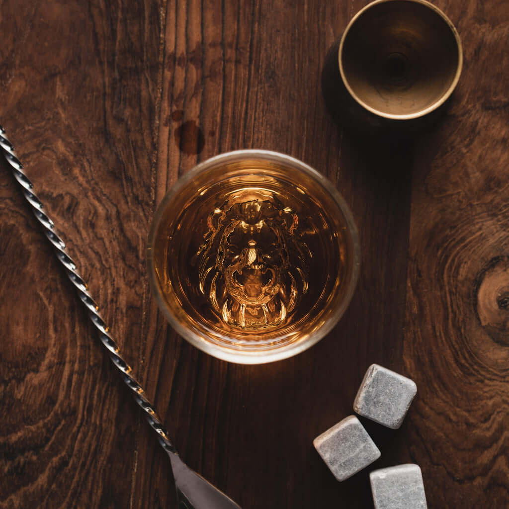 Leo Sun Sign Whiskey Glass 250ml My Store Whiskey Glasses