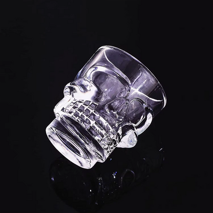 Melbify Skull Shot Glasses | 4 Pack |  25ml |  Tequila, Vodka, Jagermeister Shot Glasses Set | Party Favors | Gift Set