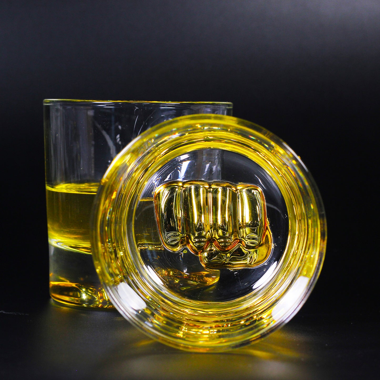 Gold KnockOut Whiskey Glass,300 ml