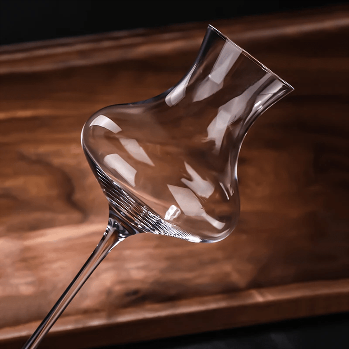 Melbify Nosing Glass with Stem | Volume 75ml | Wine, Whiskey, Brandy, Cognac Snifter | Crystal Glass | Large, Elegant Snifter for Cocktails