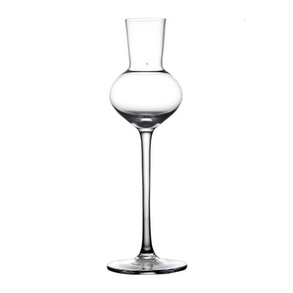 Melbify Nosing Glass with Stem | Volume 75ml | Wine, Whiskey, Brandy, Cognac Snifter | Crystal Glass | Large, Elegant Snifter for Cocktails