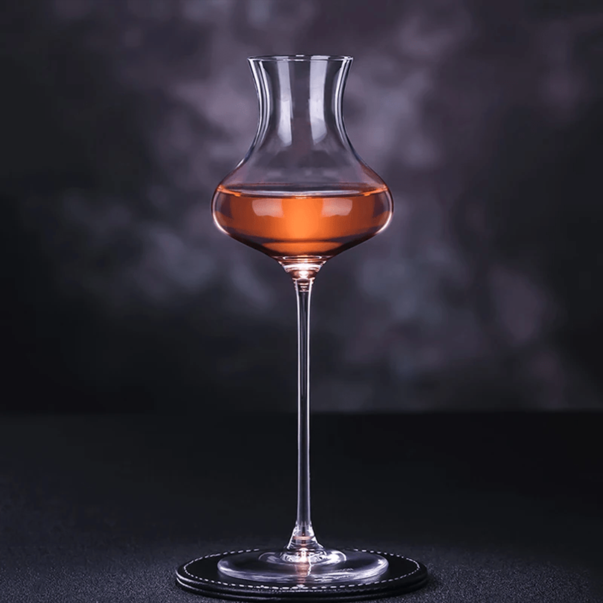 Melbify Nosing Glass with Stem | Volume 75ml | Wine, Whiskey, Brandy, Cognac Snifter | Crystal Glass | Large, Elegant Snifter for Cocktails