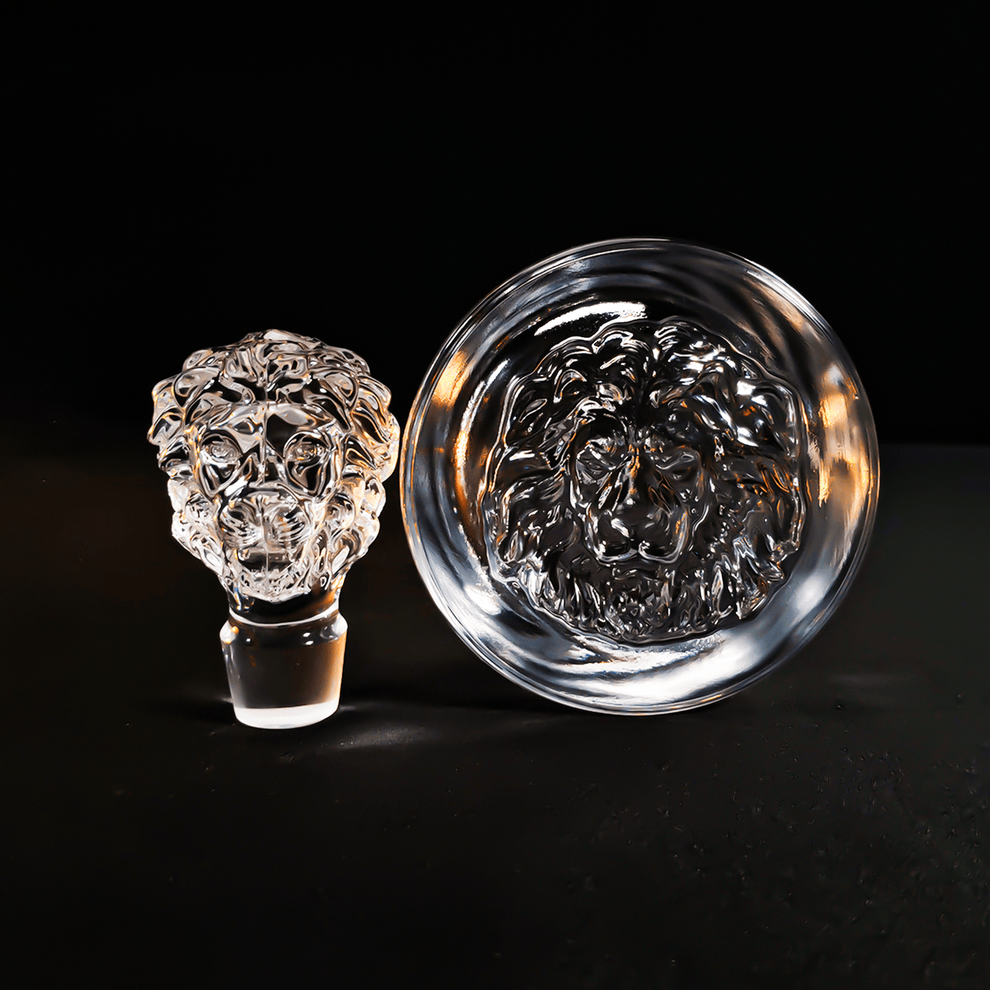 Lion Decanter | Decanter 850 ml | Premium | Serving for Whiskey,Rum, Scotch,Tequila, Vodka, and Brandy | Gift Set