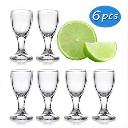 Melbify Goblet Shot Glasses | 30ml | Tequila Shot Glass Set | Vodka Shot Glasses | Party Shot Glasses | Luxury Shooter Glasses | Quirky Shot Glass Gifts | Gift Set