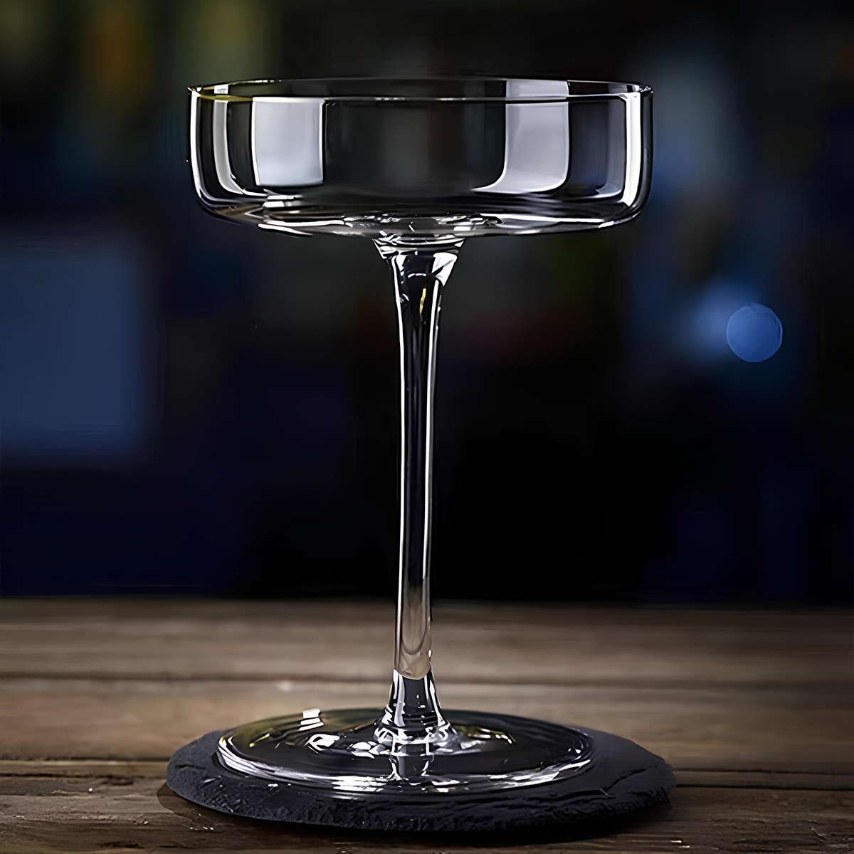 Melbify Deco Coupe Glasses | Volume 200ml | Coupe Cocktail Glasses | Martini Glasses | Fancy Cocktail Glass | Unique Cocktailware | Imported Drinkware