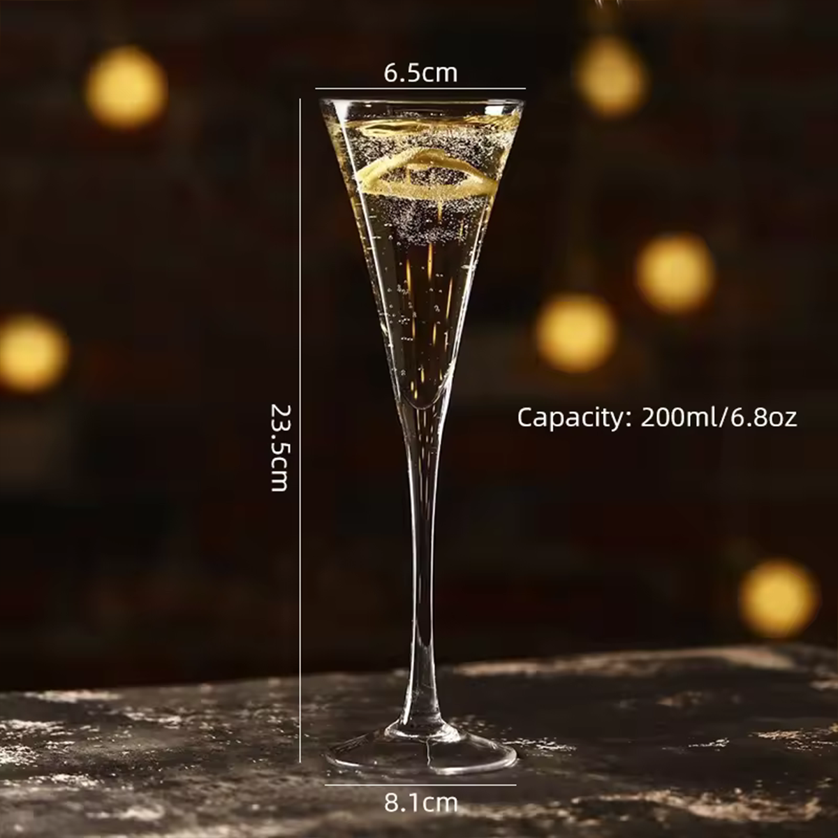 Melbify Aviary Wine Glasses | 200 ml | Wide Mouth | Luxury | Crystal Wine Glass Set | Luxury Wine Glasses | Fancy Wine Glass Set | Gift Pack