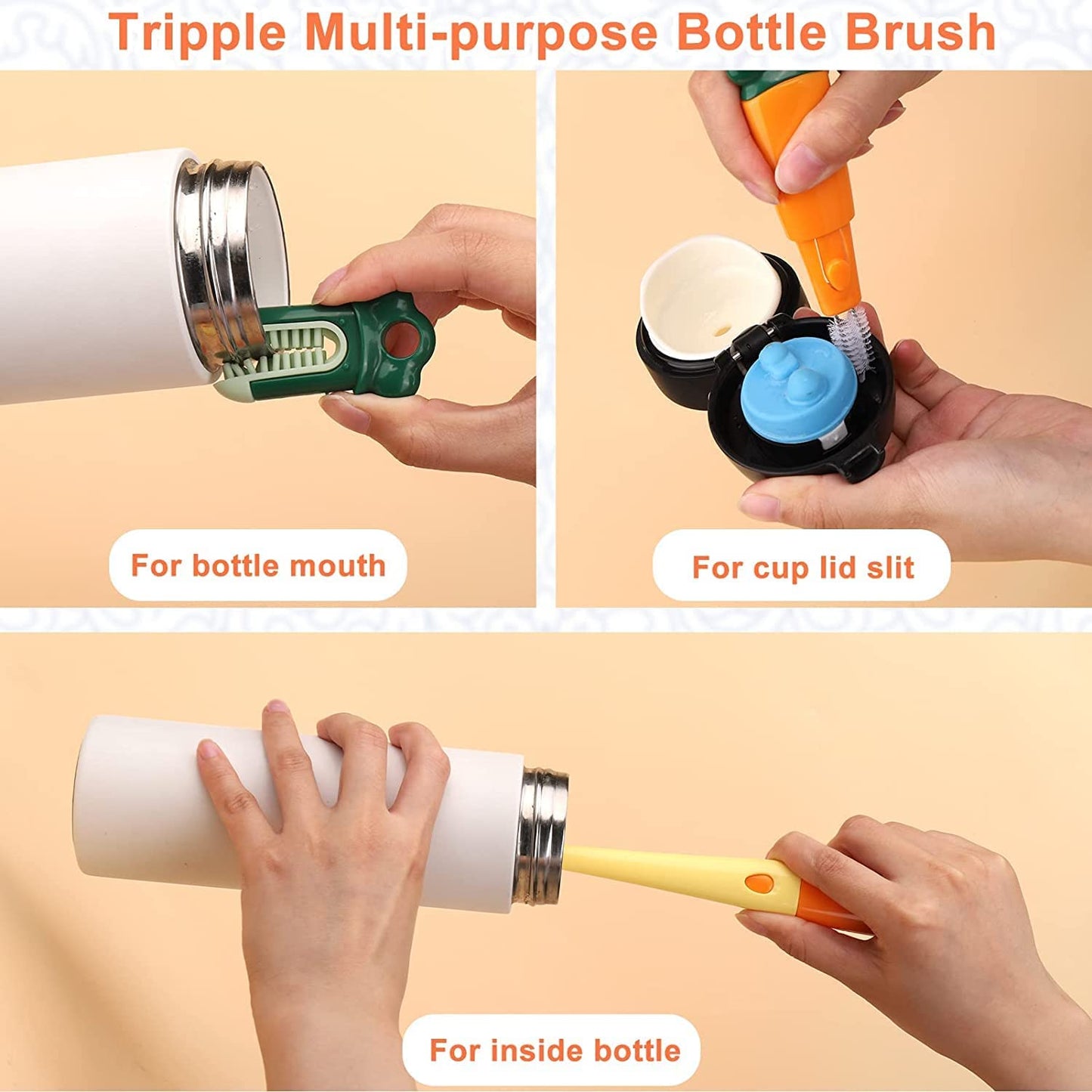 3 in 1 Multifunctional Cleaning Brush