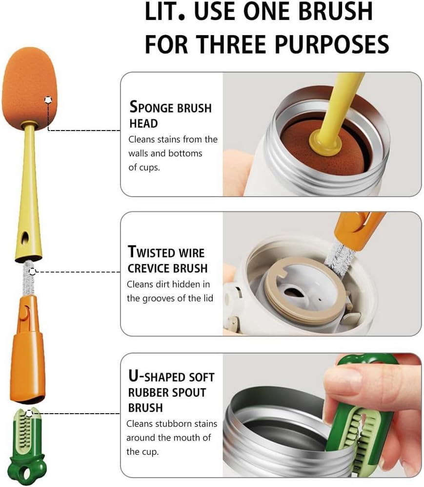 3 in 1 Multifunctional Cleaning Brush