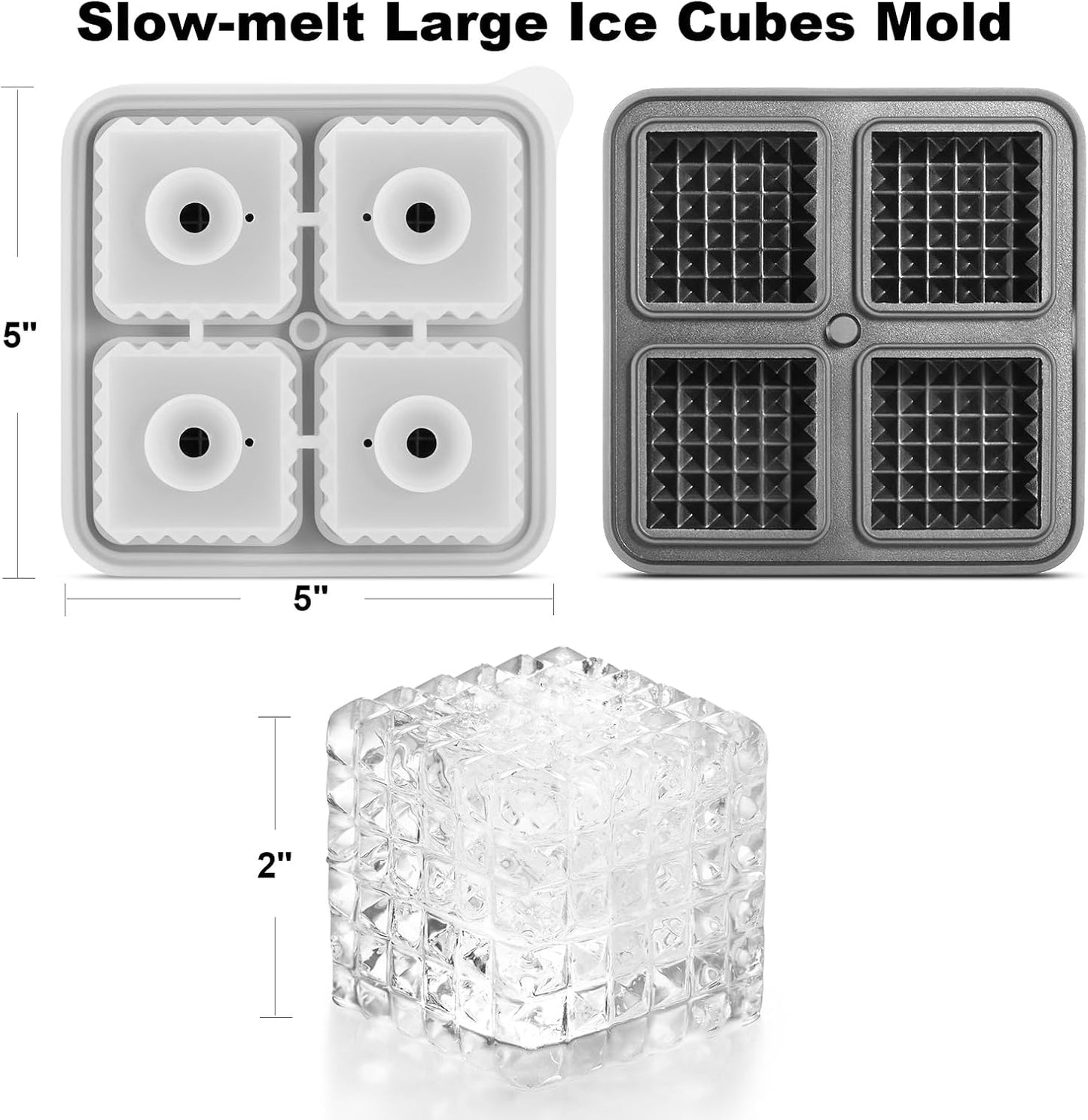 Square Shape Ice Cube Tray