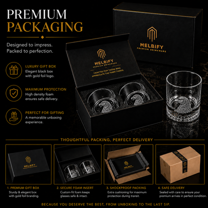 Melbify Plain Eagle Whiskey Glass |300 ml | Animal Whiskey Glass | Old Fashioned Whiskey Glass| Premium | Unique| Big| Broad | Round Whiskey Glass with Thick Bottom