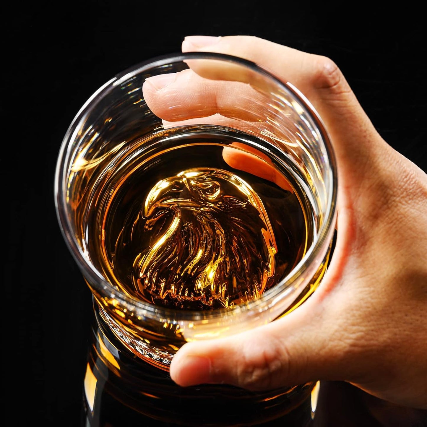 Plain Eagle Whiskey Glass