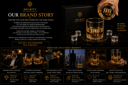 Melbify Boxing Whiskey Glass | 300 ml |Premium | Unique| Big| Broad | Royal | High end| Expensive| Golden Plated Whiskey Glass| Whiskey Glass for Boxing Lovers